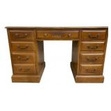 Vintage Kneehole Desk 30 x 51 x 22