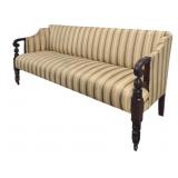 Early Sheraton Carved Sofa - 31 x 75 x 26