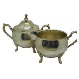 Leonard Silver Plate Cup and Saucer