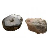 Geode & Quartz Stones - 3.5 x 2.5, 3.5 x 3.5