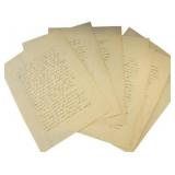 Handwritten Civil War Memoir of Charles H Eager