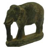 Small Carved Stone Elephant Figure 2x3x1