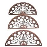 3 Victorian Stick & Ball Architectural Arches