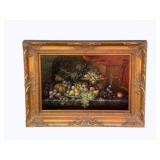 Framed Canvas Artwork w/ COA 43 x 53