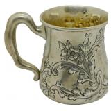 1890s Sterling Silver Baby Cup
