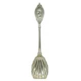 Boston Medallion Coin Silver Berry Spoon