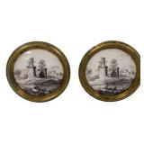 2 Antique Curtain Tie-backs