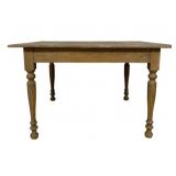 Vintage Fluted Leg Kitchen Table