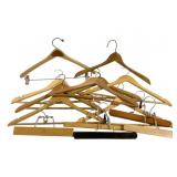 Lot of Wood/Metal Clothes Hangers