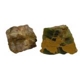 2 Raw Rock Specimens