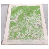 Peaks of Otter Quadrangle Map - 21 x 17