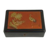 Oriental Wood Box - 5.5 x 8 x 2 1/4