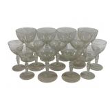 13pc  Assorted Stemware 4.5" / 3.5"