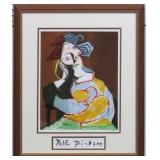 Seated Woman Resting on Elbow by Pablo Picasso