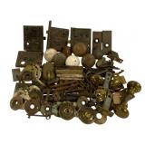 Lot of Assorted Antique Hardware & More