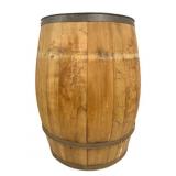 Vintage Open Wooden Barrel - 30 x 20