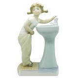 Lladro 4838 Clean Up Time Figurine 8"