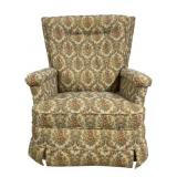 Vintage Upholstered Rocker Recliner