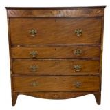 Hepplewhite Shell Inlaid Butler Chest