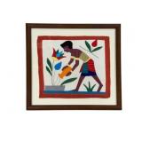 Vintage Egyptian Khayamiya Textile Art