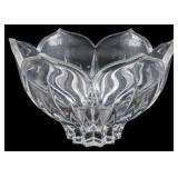 Gorham Lotus Crystal Bowl 6.5x10"