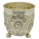 Vintage 1800s Hamburg Cup 4.6oz, 3.5x3"