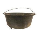 Antique Cast Iron Pot w/ Handle - 6 x 15