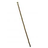 Wood With Carved Bone Cane - 35.5" Long