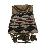 Beaded Native American Purse - 4 x 5