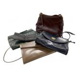 Lot of Assorted Purses and Elephant Skin Wallet