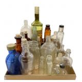 Assorted Vintage Glass Bottles