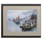 Louis and Clark Expedition by C.M. Russell