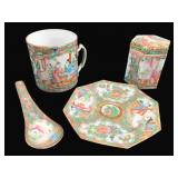 4pc Rose Medallion China