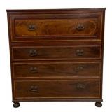 English Inlaid Mahogany Butler Chest