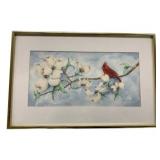 Framed Watercolor by Mickey Hayes - 17.5 x 11.5