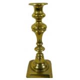 Antique Brass Candlestick 10"