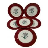 6 Royal Bayreuth 11" Cabinet Plates