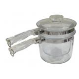 Vintage Pyrex Flameware Double Boiler - 9 x 6