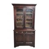 19th Century Mahogany Library Cabinet