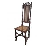 19th Century William & Mary Caned Chait