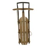Vintage Wooden Sled - 52 x 23 x 7
