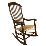Woven Seat Rocking Chair