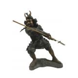 Bronze Samurai Warrior Statue - 23 x 35
