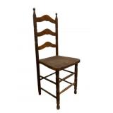 Wooden Ladder Back Chair - 34 x 13 x 12