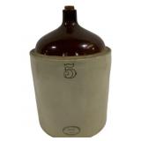 5 Gallon Western Stoneware Jug