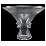 Signed Steuben Crystal Glass Vase 7"
