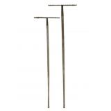 2 Metal Rakes - 60", 67" Long