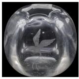 Crystal Glass Vase 3.5"