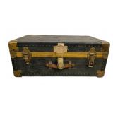 Vintage Trunk w/ Tray - 13 x 32 x 13
