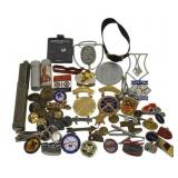 Lot of Assorted Lapel Pins & More